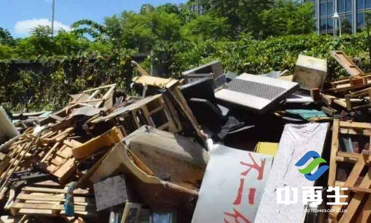 處理生活垃圾撕碎時的焚燒灰渣收集系統